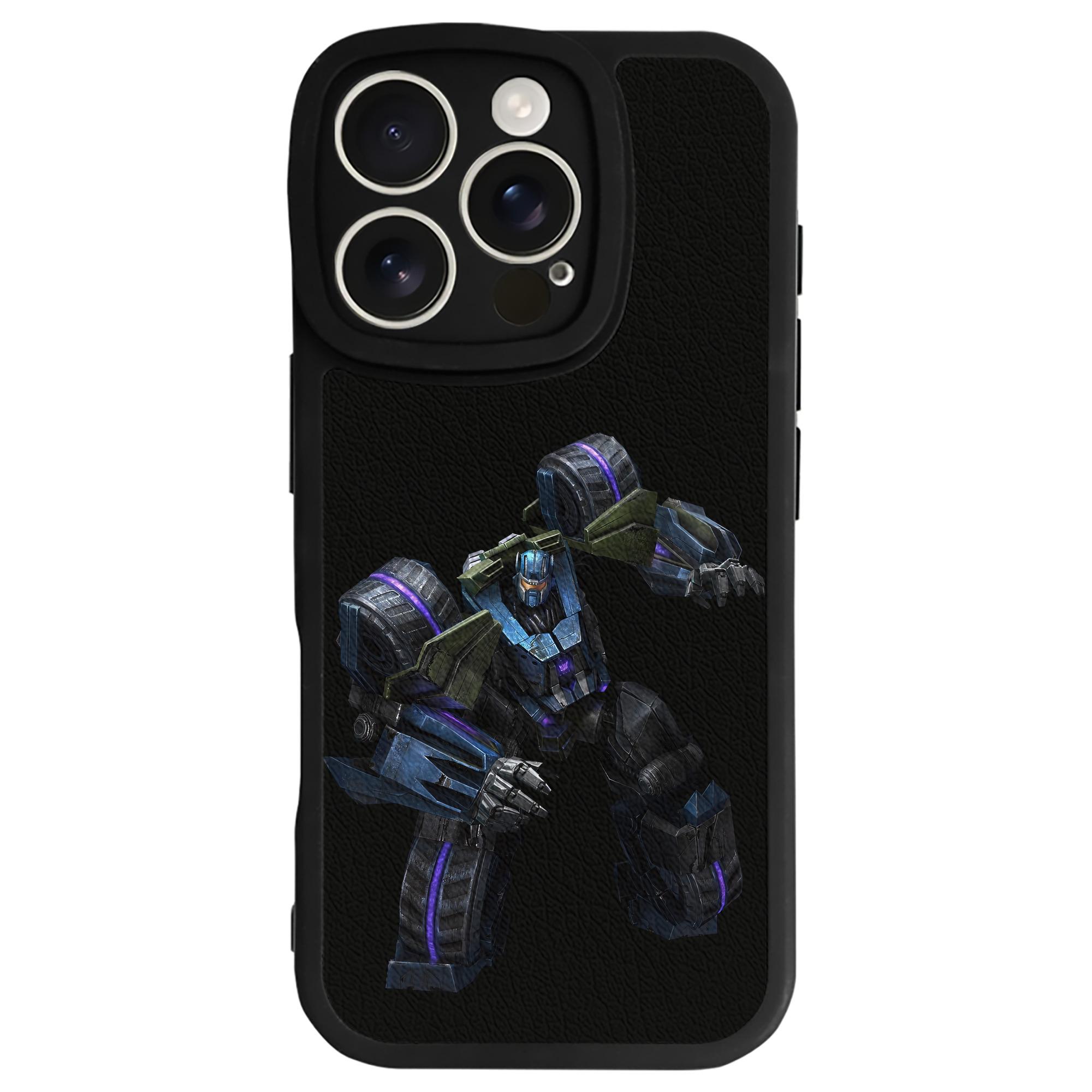 （画像用） Transformers トランスフォーマー 【iPhone 16シリーズ対応】シリコンスマホケース（レザー調） 材質：シリコン